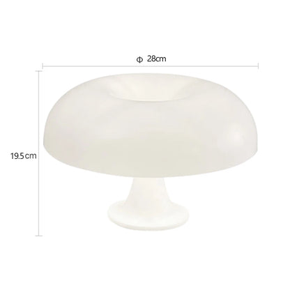 Mushroom table lamp minimalist modern bedroom bedside lamp Danish designer orange decorative table lamp